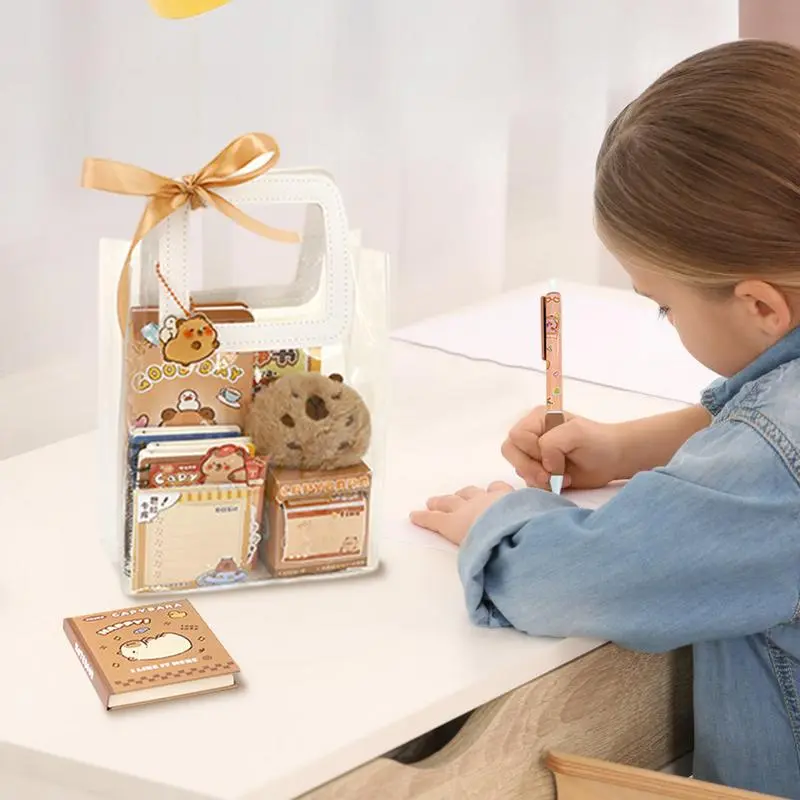Capybara Stationery Set Cute Capybara Pencils School Supplies Capibara Stationery Set 105 Pieces Office School Supplies