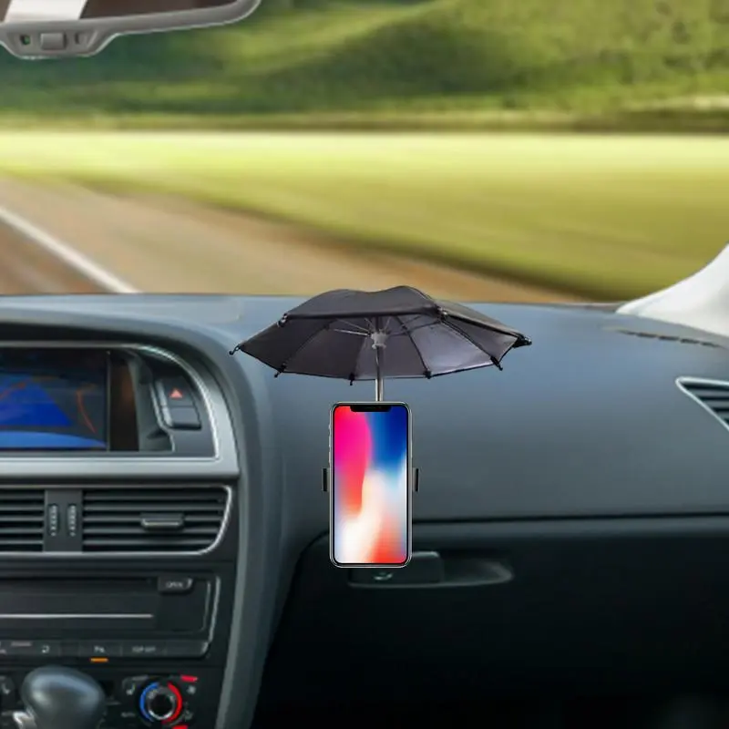 Phone Sunshade Holder Phone Umbrella For Sun Anti-Glare Sun Shade Cover Universal Motorcycle Mobile Phone Holder Cute Sunshade