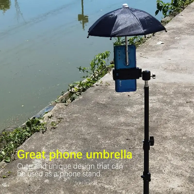 Phone Sunshade Holder Phone Umbrella For Sun Anti-Glare Sun Shade Cover Universal Motorcycle Mobile Phone Holder Cute Sunshade