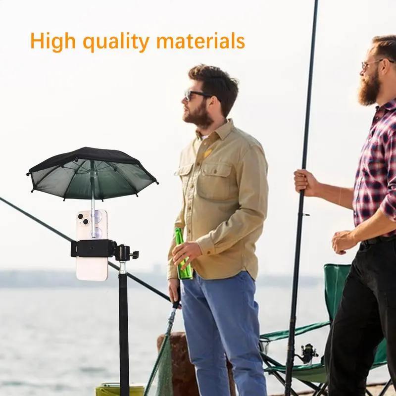 Phone Sunshade Holder Phone Umbrella For Sun Anti-Glare Sun Shade Cover Universal Motorcycle Mobile Phone Holder Cute Sunshade