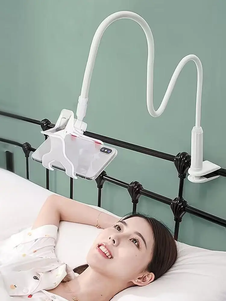 Bed Phone Holder  360 Clip Mobile Phone Holder Universal Mobile Phone Holder Gooseneck Phone Holder Home Bed Desktop Mount
