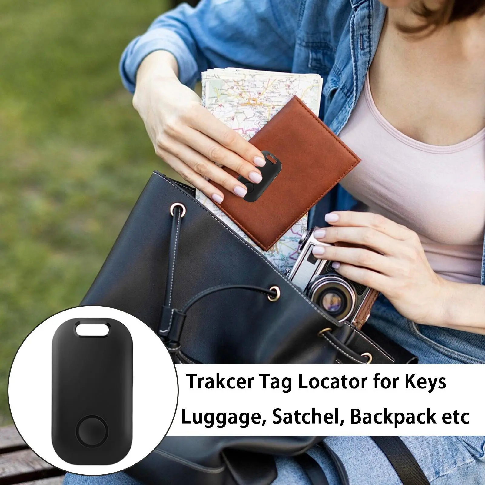 GPS Tracker Global Positioning Anti lost Smart Tag  Key Tracker anti lost device locator Bluetooths Locator for Backpack Wallet