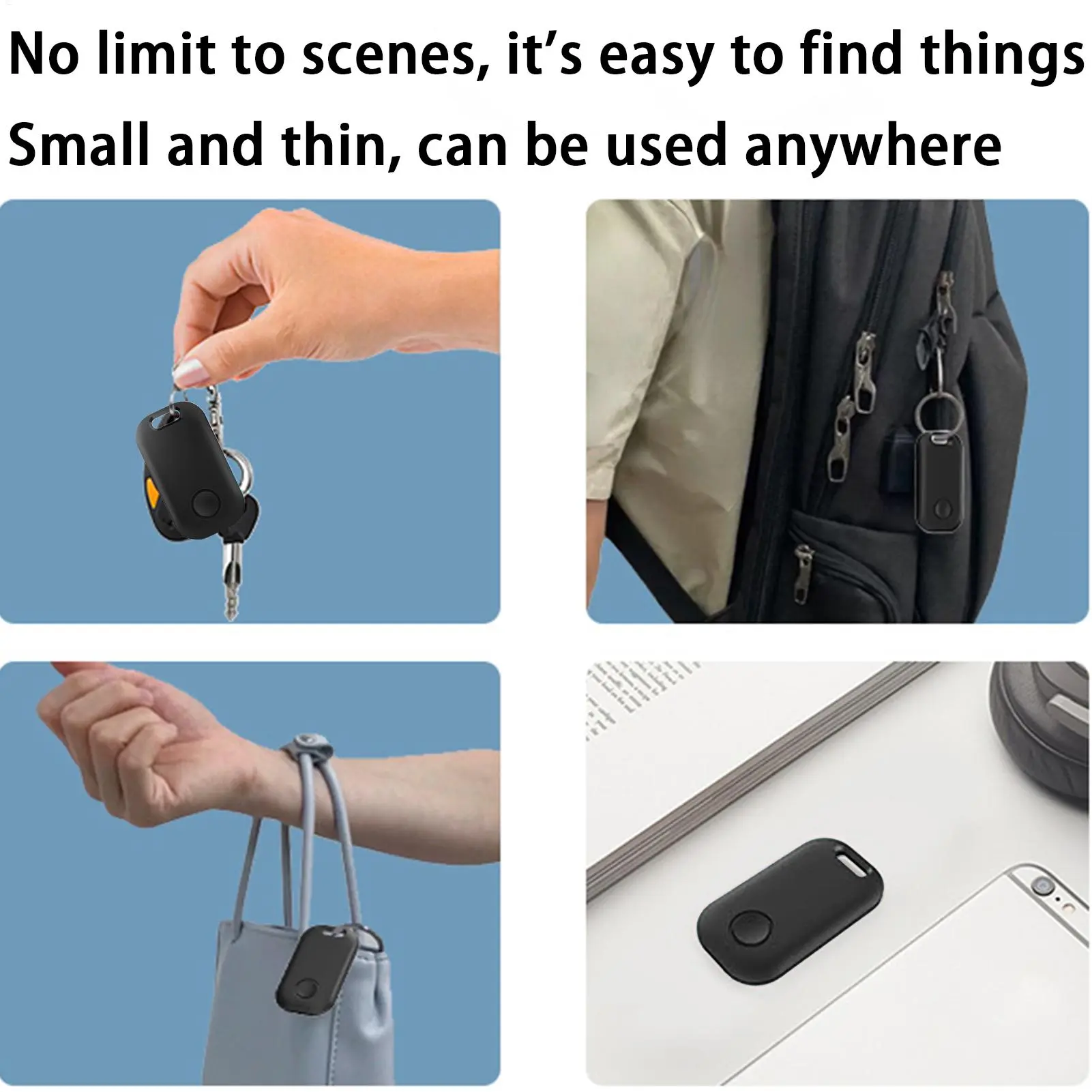 GPS Tracker Global Positioning Anti lost Smart Tag  Key Tracker anti lost device locator Bluetooths Locator for Backpack Wallet
