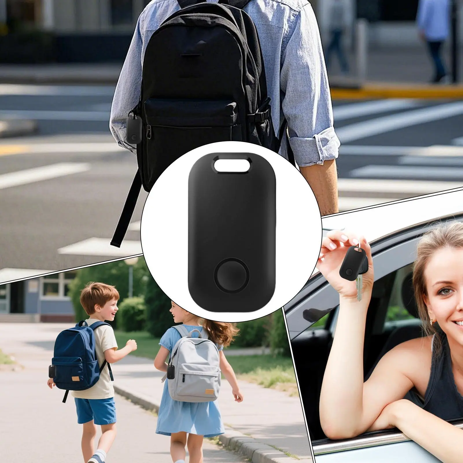 GPS Tracker Global Positioning Anti lost Smart Tag  Key Tracker anti lost device locator Bluetooths Locator for Backpack Wallet