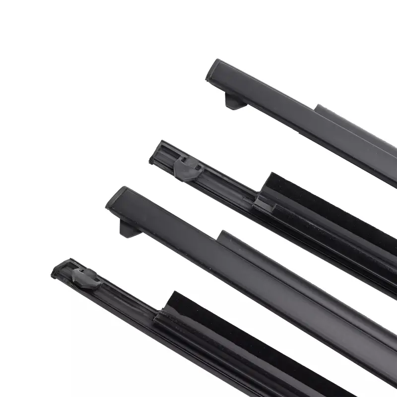 4PCS Car Window Door Glass Weatherstrip For Toyota 4Runner 1995~2002 Door Glass Outer Moulding Weatherstrip Set Car Seal Strip
