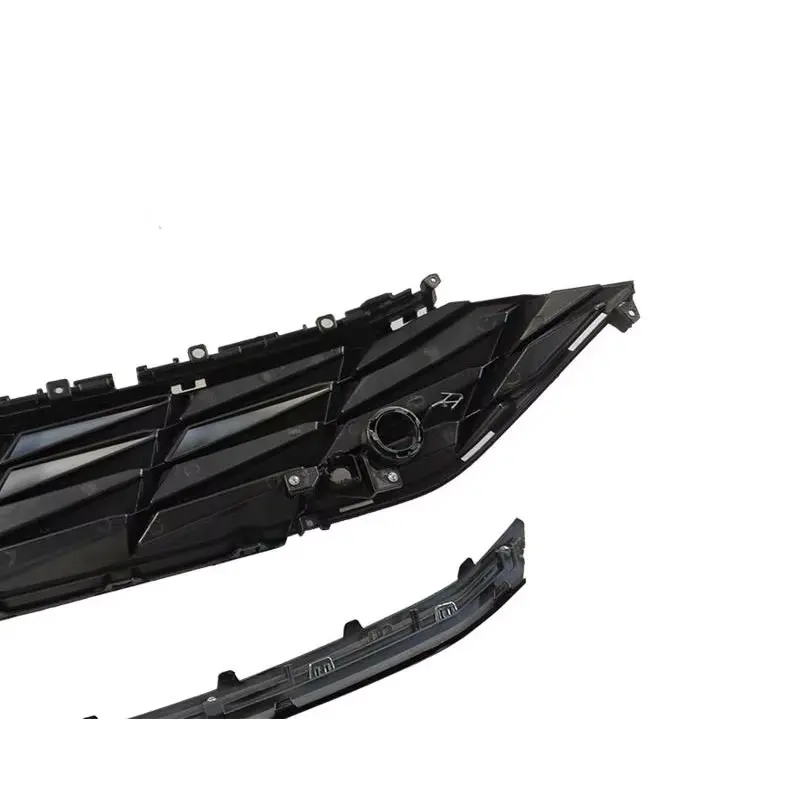 Car Front Bumper Grille For Hyundai Elantra 2024 2025 Front Grille With Sensor Hole W/Chrome Trim Cover Grille Car Accessories