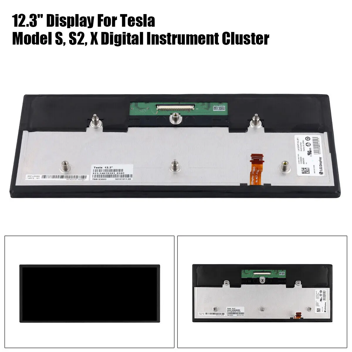 OEM Car Display Screen 12.3" LCD Display LA123WF4-SL01 Dashboard For Model X S S2 instrument Cluster Digital Multimedia Repair