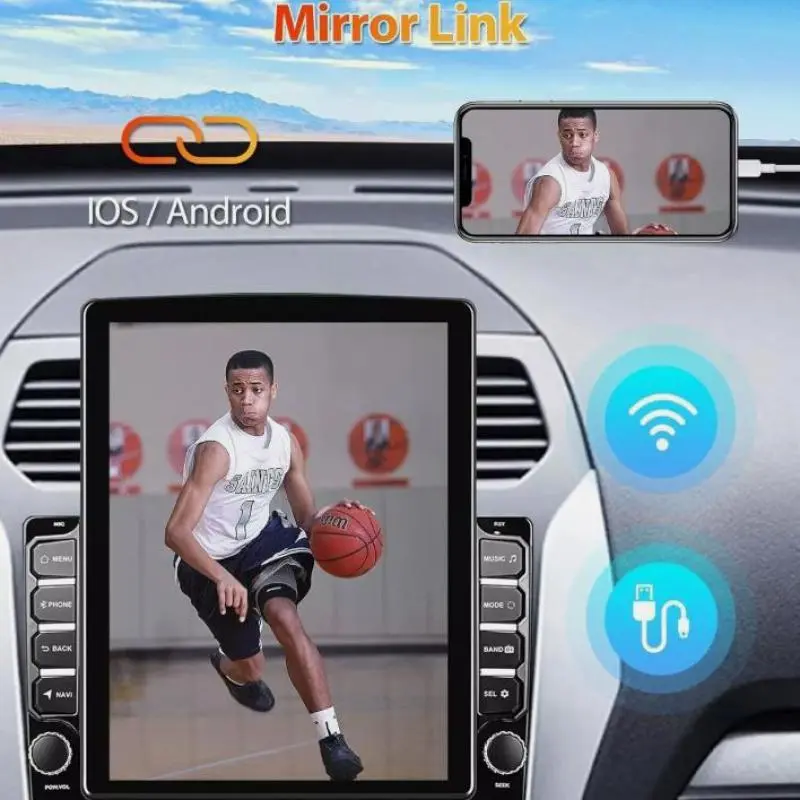 9.7 inch Android 13 2GB+32GB For Chevrolet Silverado 2003~2006 Car Radio Navi GPS WIFI Multimedia Player Carplay With Camera