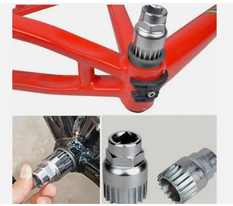 Bicycle Repair Tools Kits Mountain Bike Chain Cutter Chain Removel Bracket Remover Freewheel Remover Crank Puller Remover Sets