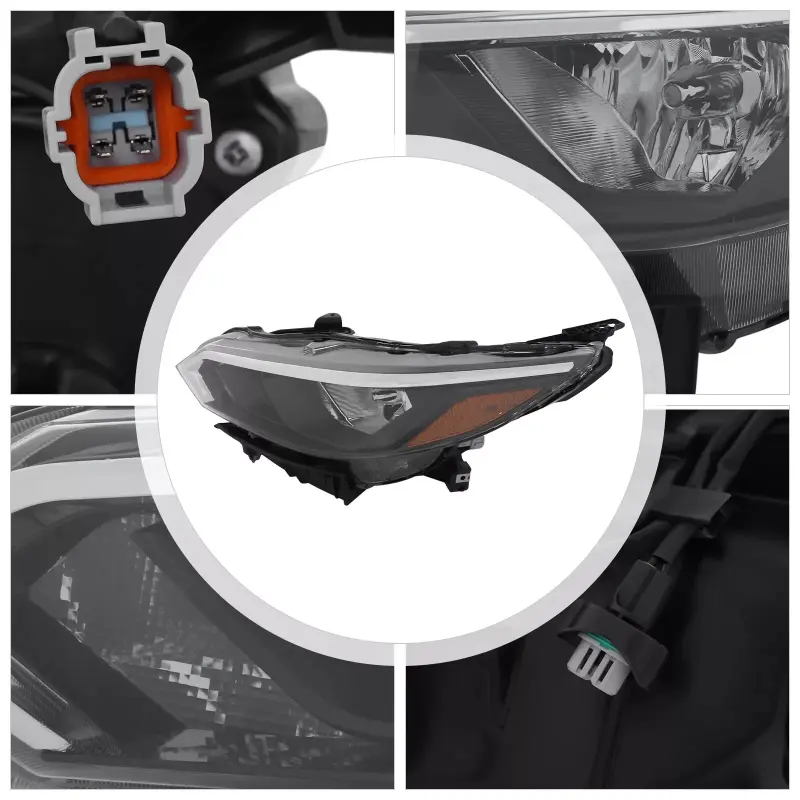 LED Left Right Passenger Side Halogen Headlight For Nissan Sentra S/SV 2024 2025 Car Front Bumper Headlight Head Light Head Lamp