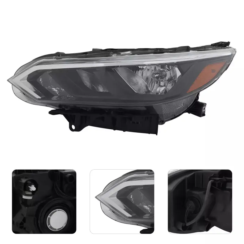 LED Left Right Passenger Side Halogen Headlight For Nissan Sentra S/SV 2024 2025 Car Front Bumper Headlight Head Light Head Lamp