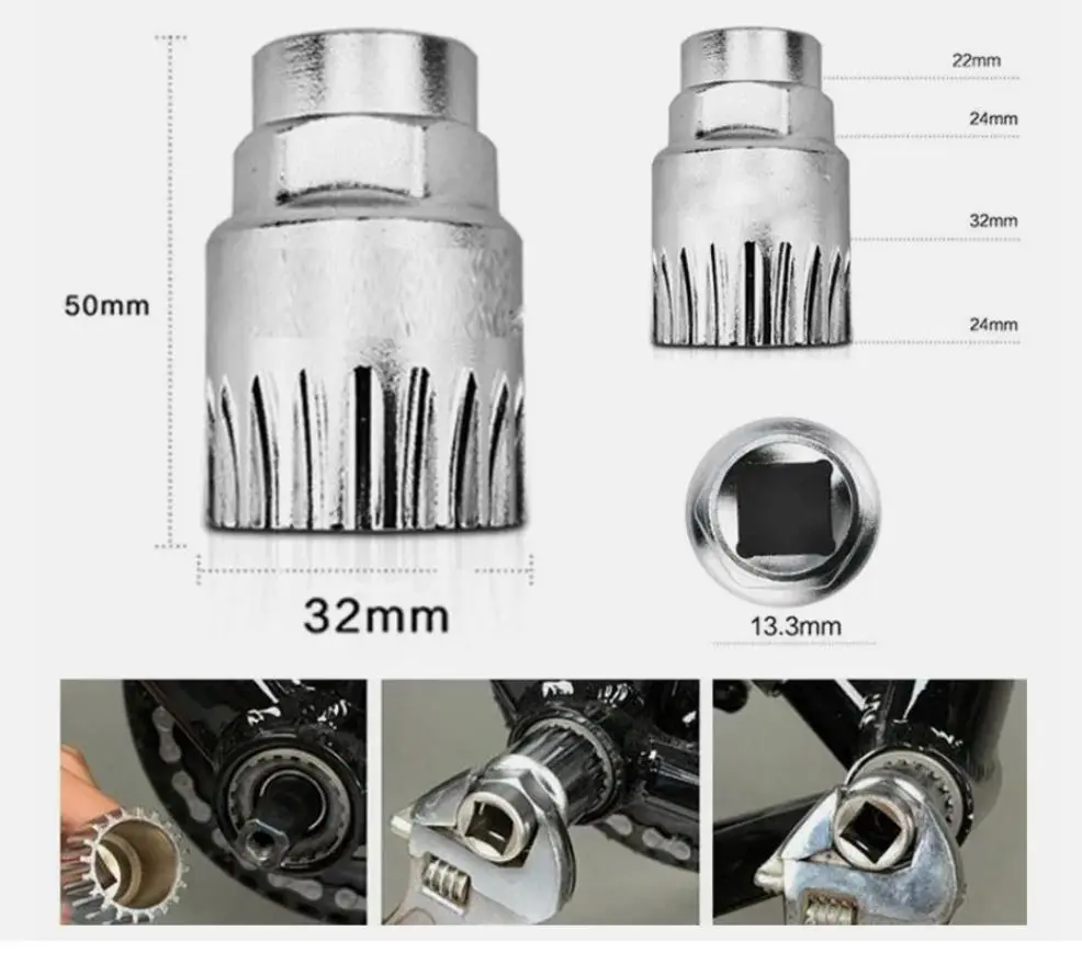 Bicycle Repair Tools Kits Mountain Bike Chain Cutter Chain Removel Bracket Remover Freewheel Remover Crank Puller Remover Sets