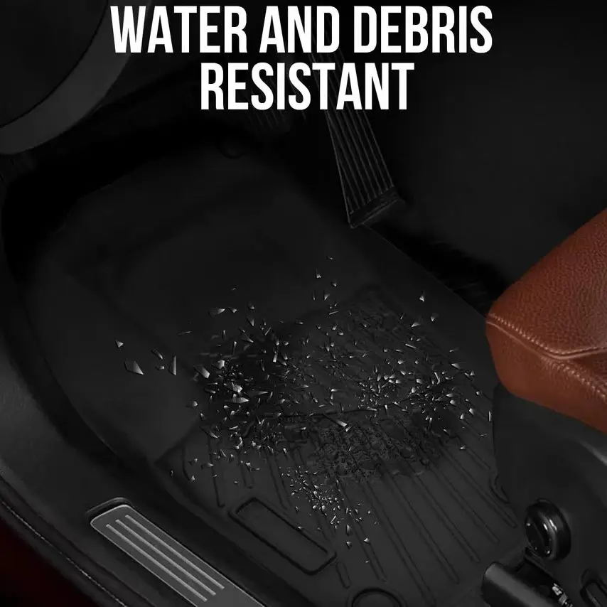 3D TPE Floor Mats Trunk Cargo Liner Backrest Mat For Nissan Rogue 2021~2025  All Weather Protection Floor Liners Car Trunk Pad