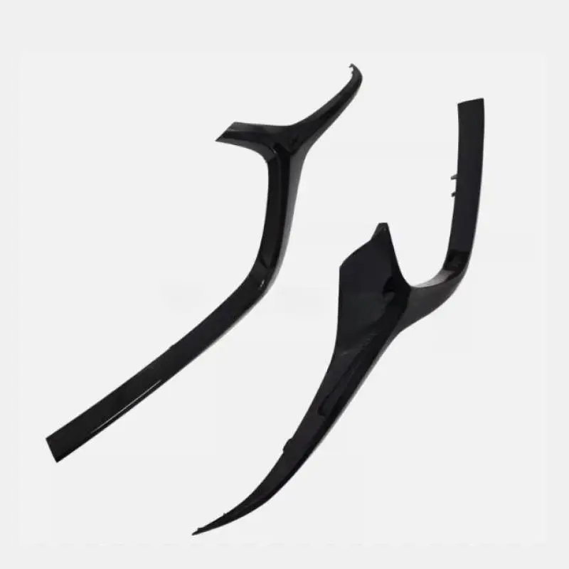 2PCS Grille Trims Grill Driver&Passenger Side For Mazda 3 2019~2023 Front Bumper Diffuser Lip Grills Cover Auto Decoraton Strip