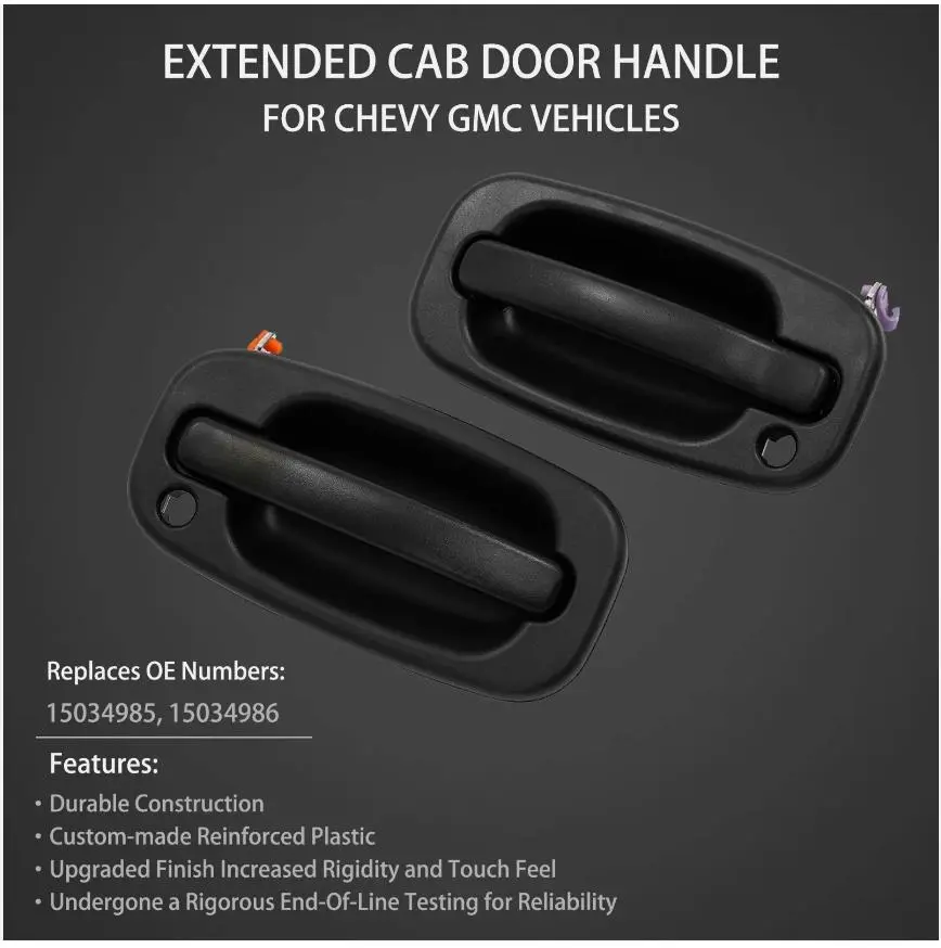 Car Exterior Door Handle For Chevrolet Silverado 1999~2006 Front Left or Right 15034985 15034986 For 2000 2001 2002 2003 2004