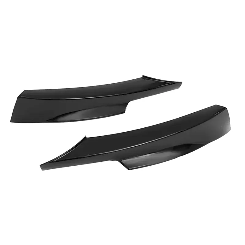 Front Bumper Side Splitter Gloss Black For BMW 3 Series E90 E91 320i 320d 2009~2012 M-Tech LCI Spoiler Bumper Lip M Sport Style