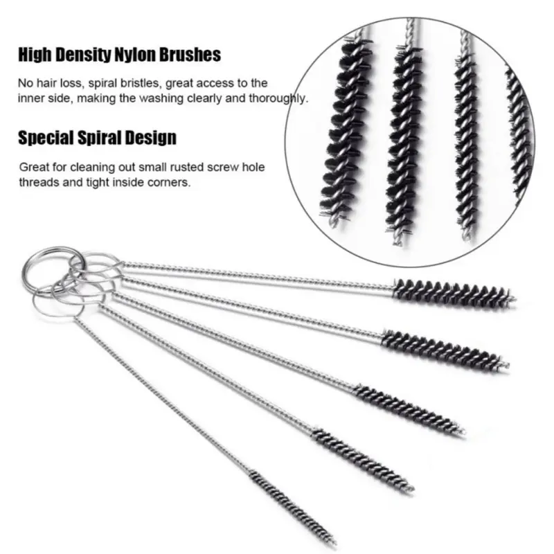 18PCS Motorcycle Parts Carburetor Carbon Dirt Jet Remove Cleanup Kit Tool Set Airbrush Spray Gun Nozzle Cleaning Repair Tool Kit