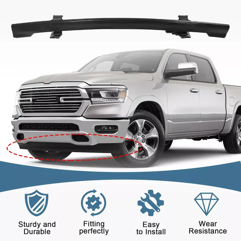 Car Active Air Dam For Ram 1500 DT 2019 2020 2021 2022 2023 Front Active Air Dam Replace Part OEM Mopar 68274406AH 68274406AG