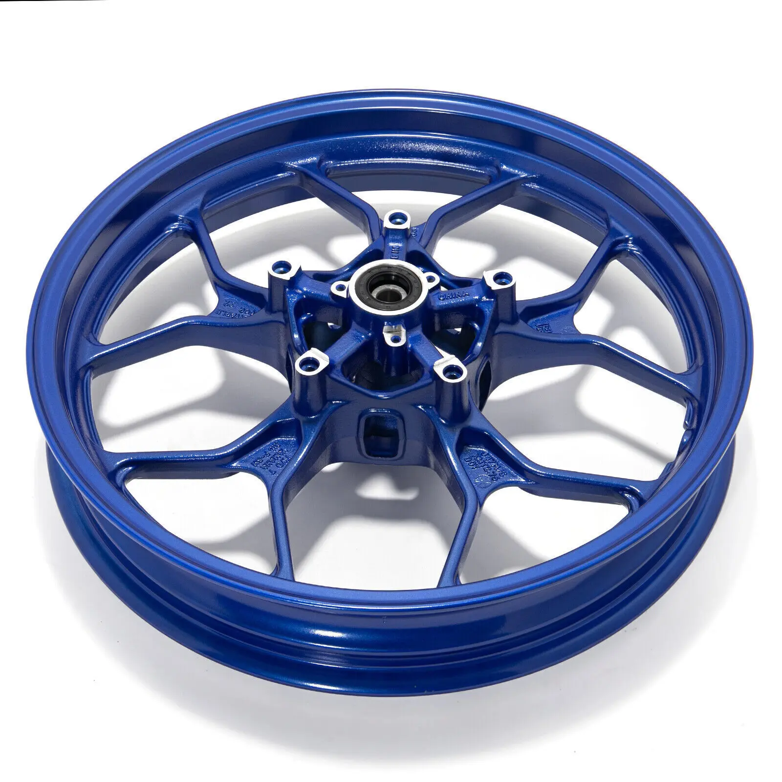 17''x2.75'' Blue Motorbike Front Rim Wheel Tubeless Rim For Yamaha YZF R3 2015~2024 For R25 MT-25 2018~2021 MT-03 2020~2024