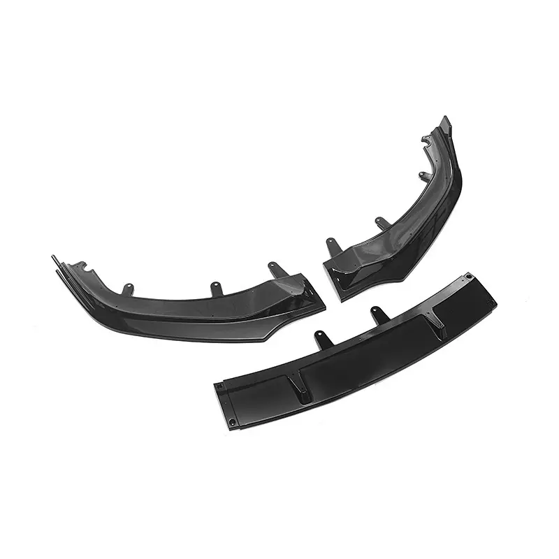 Gloss Black Front Bumper Splitters Lip For BMW 8 Series G14 G15 G16 840i M850i 2019~2023 GT Style Carbon Fibre Front Bumper Lip