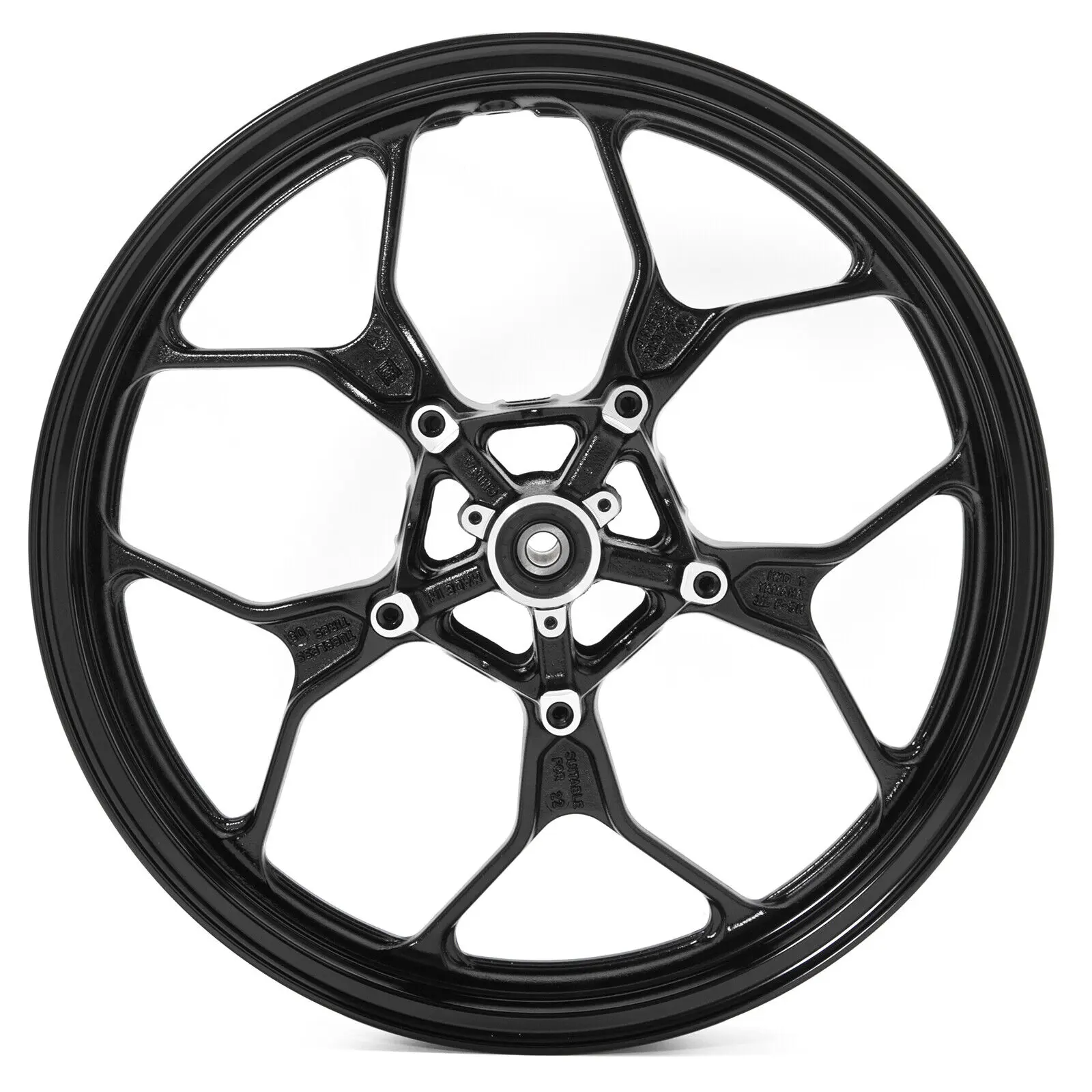 17''x2.75'' Blue Motorbike Front Rim Wheel Tubeless Rim For Yamaha YZF R3 2015~2024 For R25 MT-25 2018~2021 MT-03 2020~2024