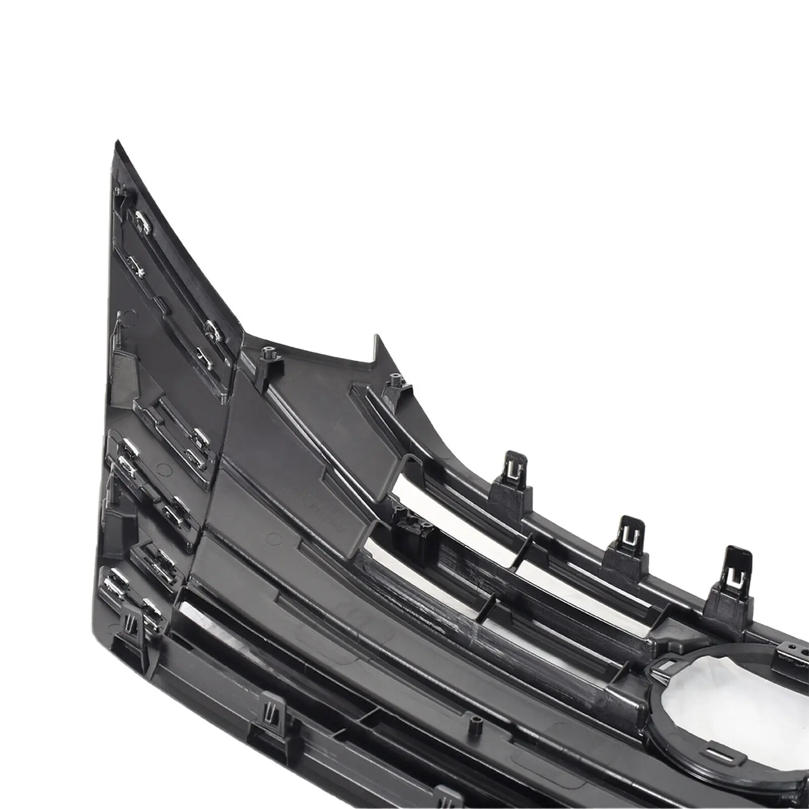Car Front Bumper Upper Grill Replace Glossy Black For Nissan Versa 2023 2024 2025 Front Upper Bumper Grille Assembly W/O Emlbem