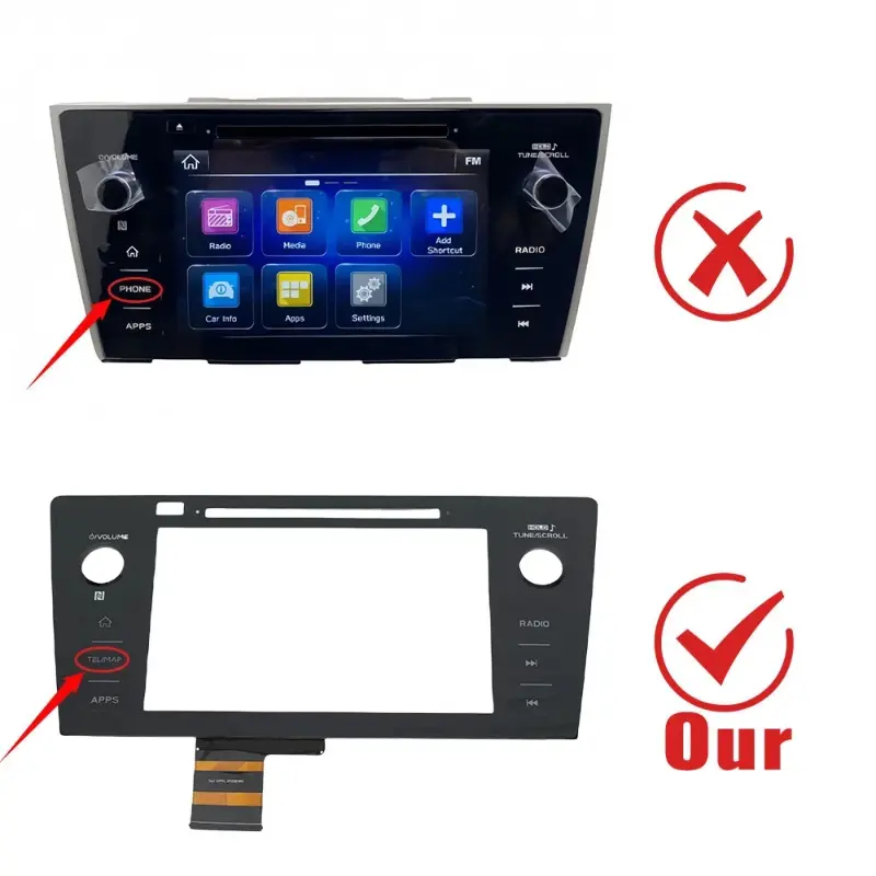 Car Touch Screen Dashboard Replacement For Subaru Lion Tiger 2018 2019 Radio Replaces Touch Screen Digitizer Converter Dashboard
