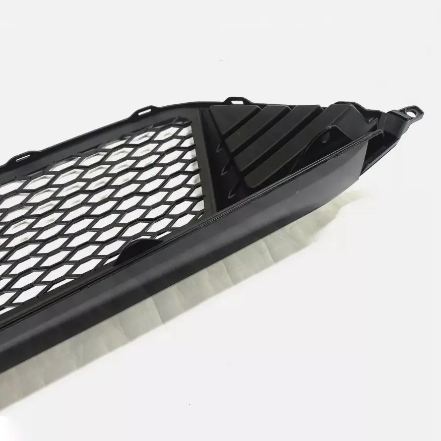 Car Cover Grille For Honda Civic 2022 2023 2024 Gloss Blk Type-R Style Front Lower Grill + Fog Light Bezel Cover Car Accessories