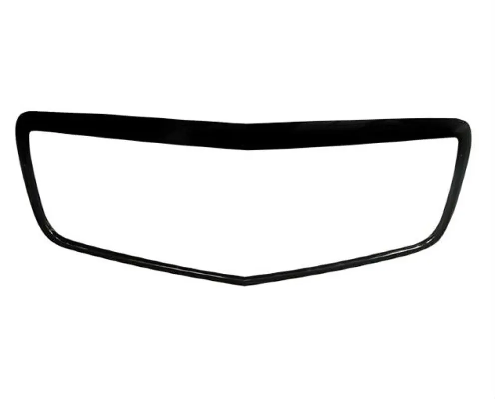 Front Bumper Center Grille Molding Trim Frame Replacement For Cadillac ATS 2015~2019 Gloss Black Car Grille Surround Cover Trims