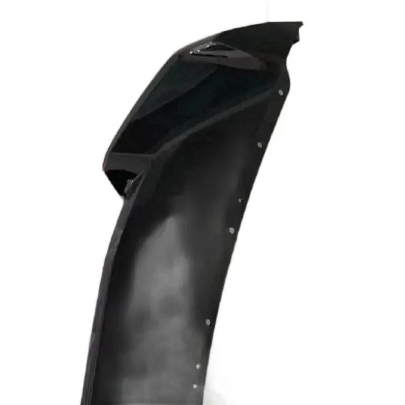 Car Front Bumper Spoiler Lip Fit For Cadillac Escalade 2021 2022 2023 Glossy Black Bumper Canard Lip Splitter Body kit
