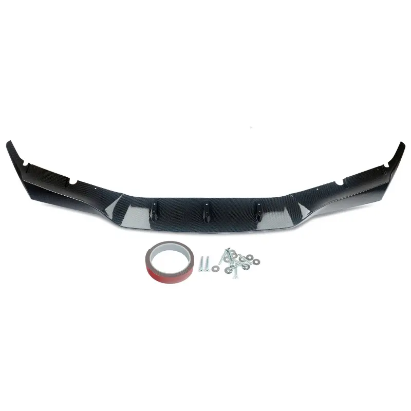 GTS Style For BMW 5 Series M5 F90 LCI 2018~2020 Carbon Fiber Front Lip Spoiler Bumper Shovel Lower Lip Splitter Modification Kit