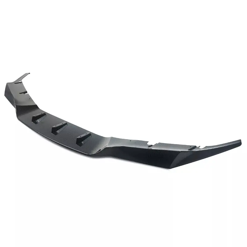 GTS Style For BMW 5 Series M5 F90 LCI 2018~2020 Carbon Fiber Front Lip Spoiler Bumper Shovel Lower Lip Splitter Modification Kit