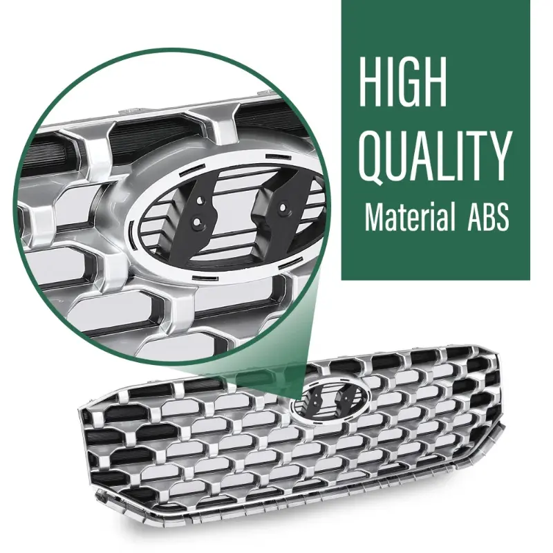 Car Cover Grille Front Bumper Upper Grille Grill Fit For Hyundai Santa Fe 2021~2023 PIT66 Front Upper Grille Assembly 86350S2500