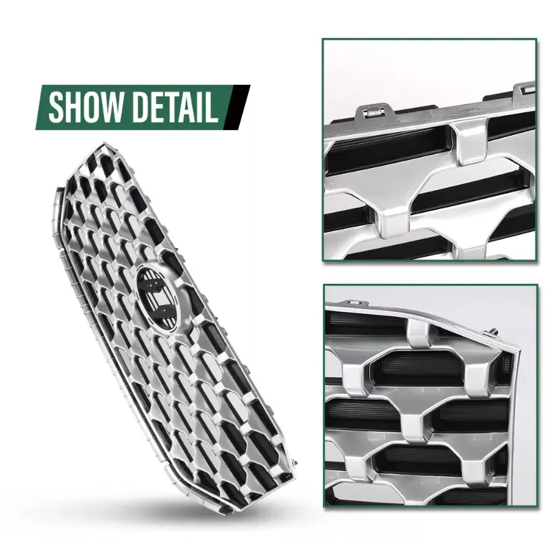 Car Cover Grille Front Bumper Upper Grille Grill Fit For Hyundai Santa Fe 2021~2023 PIT66 Front Upper Grille Assembly 86350S2500