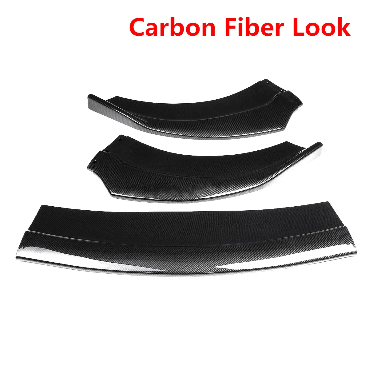 Carbon Fiber Car Front Bumper Splitter Lip Spoiler Body For Dodge Charger 2015~2021 SRT-Style Front Bumper Lip Splitter Spoiler