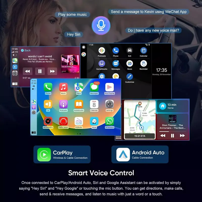 6.8" Car Player For Dodge Ram 1500 2500 3500 1994~2002 Android 13 2G+32GB Carplay Car Stereo Radio 2 DIN GPS WIFI Car MP5 Player