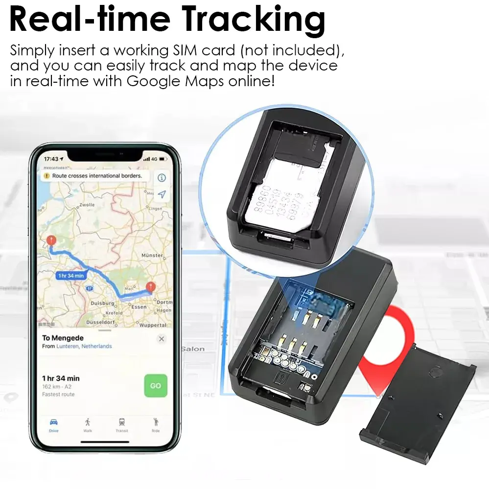 GF07 Mini Magnetic GPS Tracker Real time Car Truck Vehicle Locator GSM GPRS Anti-Lost Universal Tracking Device Rechargeable GPS