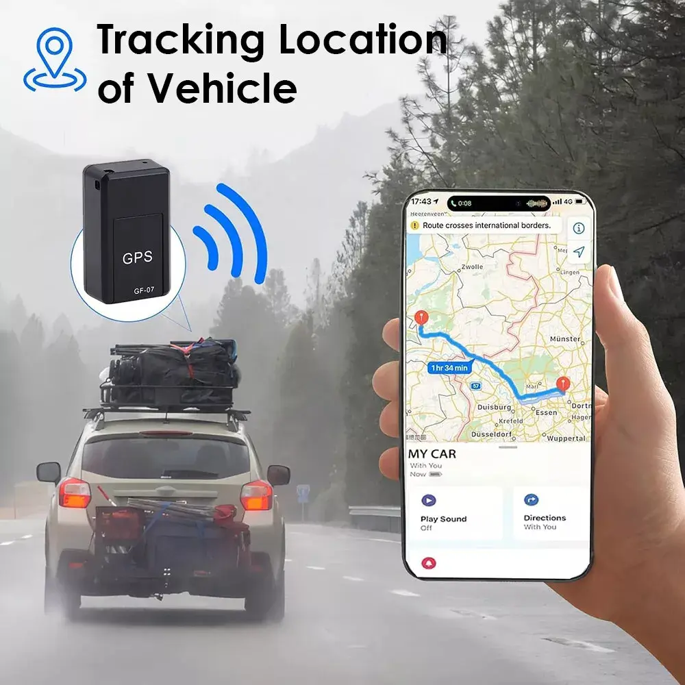 GF07 Mini Magnetic GPS Tracker Real time Car Truck Vehicle Locator GSM GPRS Anti-Lost Universal Tracking Device Rechargeable GPS