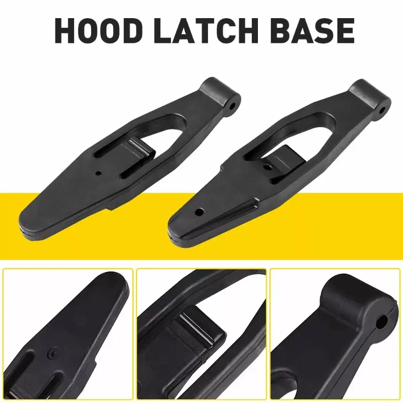 2PCS Hood Latch Assembly Replace For Kenworth T300 T600 T800 W900 Peterbilt US L56-0001 Hood Latch Strap Corrosion Preventive