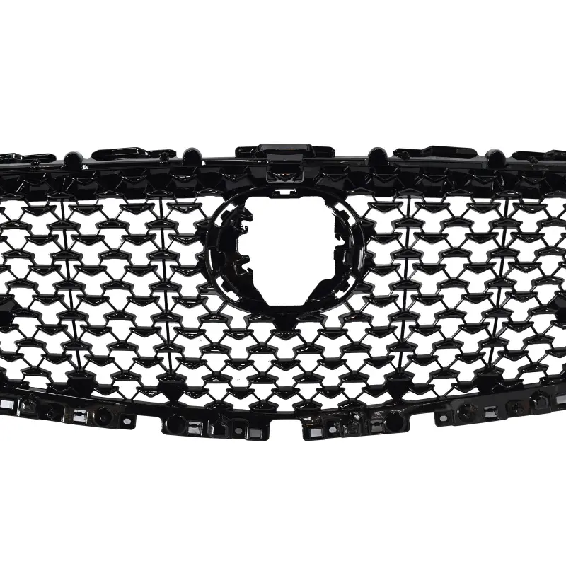Front Bumper Grill Front Mesh upper Grille For Mazda CX-30 2020 2021 2022 2023 Front Grille Assembly With Chrome Molding Trim