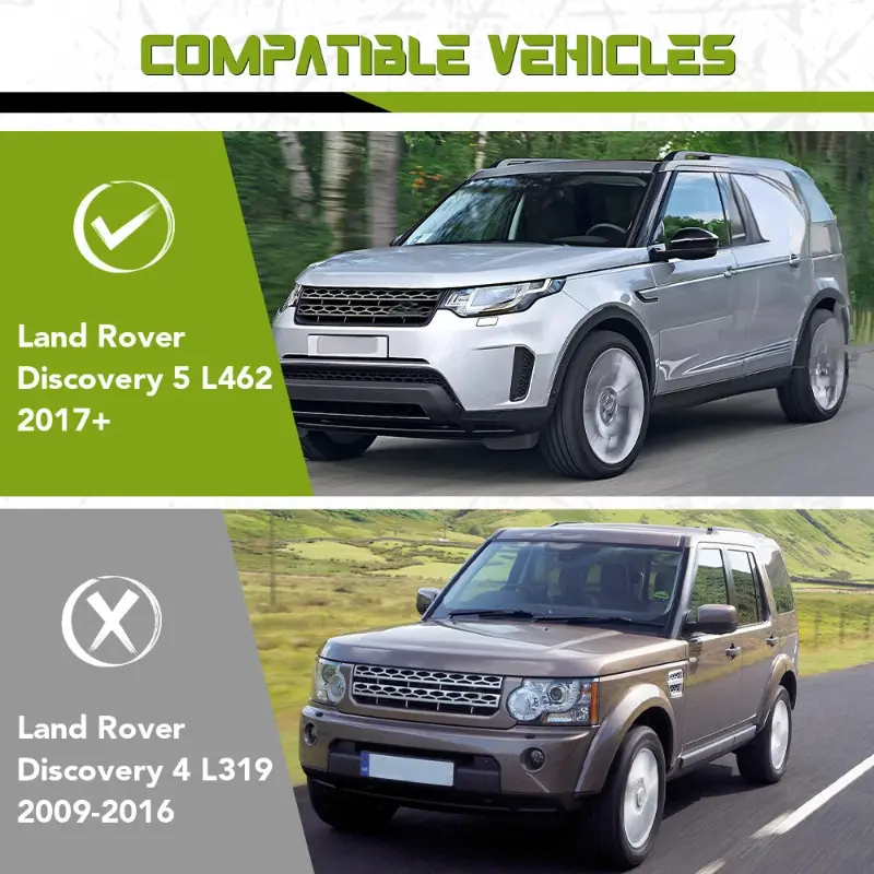 Car Side Steps For Land Rover Discovery 5 L462 2017~2023 Running Boards Nerf Bar Car Side Step Running Board Load Bearing 500LBS