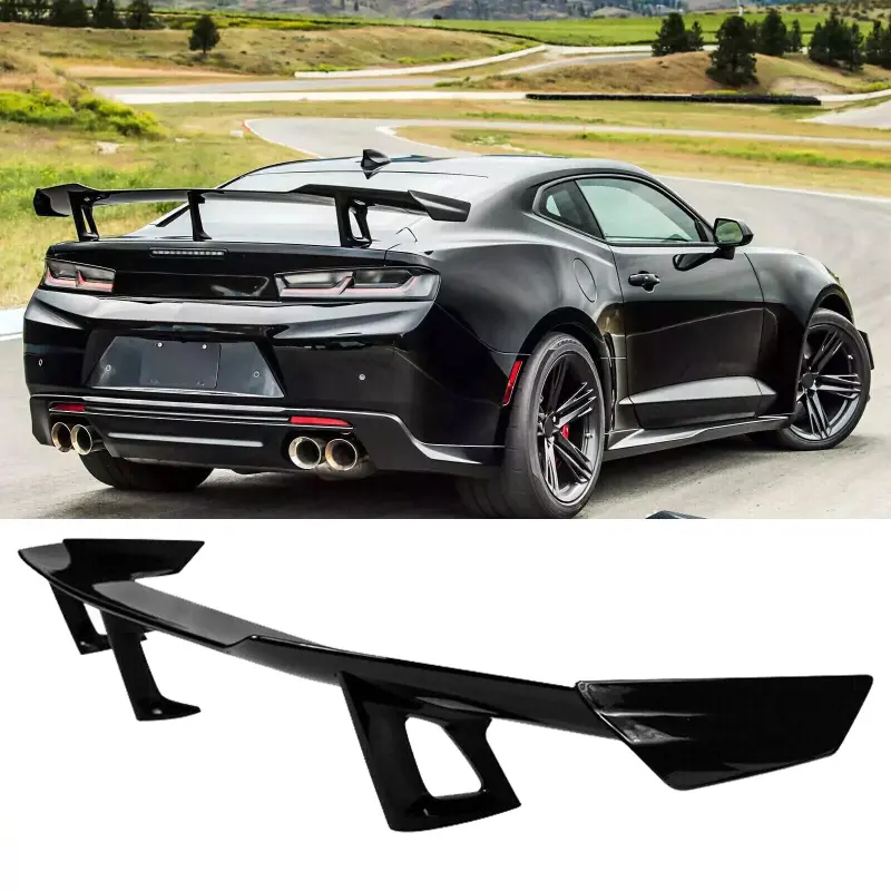 Car Rear Spoiler Trunk Wing For Chevrolet Camaro 2016~2022 Vehicle Spoilers ZL1 1LE Style Gloss Black Rear Wing Trunk Spoiler