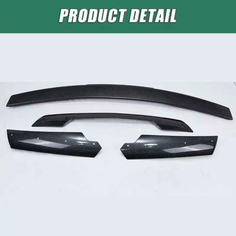 Carbon Fiber Rear Trunk Lip Wing Spoiler For Chevrolet Corvette C7 2014~2019 Z06 Stage 3 Rear Trunk Lid Spoiler Car Spoilers
