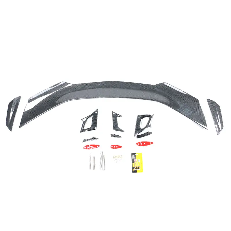 Carbon Fiber Rear Wing Trunk Spoiler For Chevy Camaro 2016~2022 ZL1 1LE Style Car Spoilers Trunk Wing Accessories 2019 2020 2021