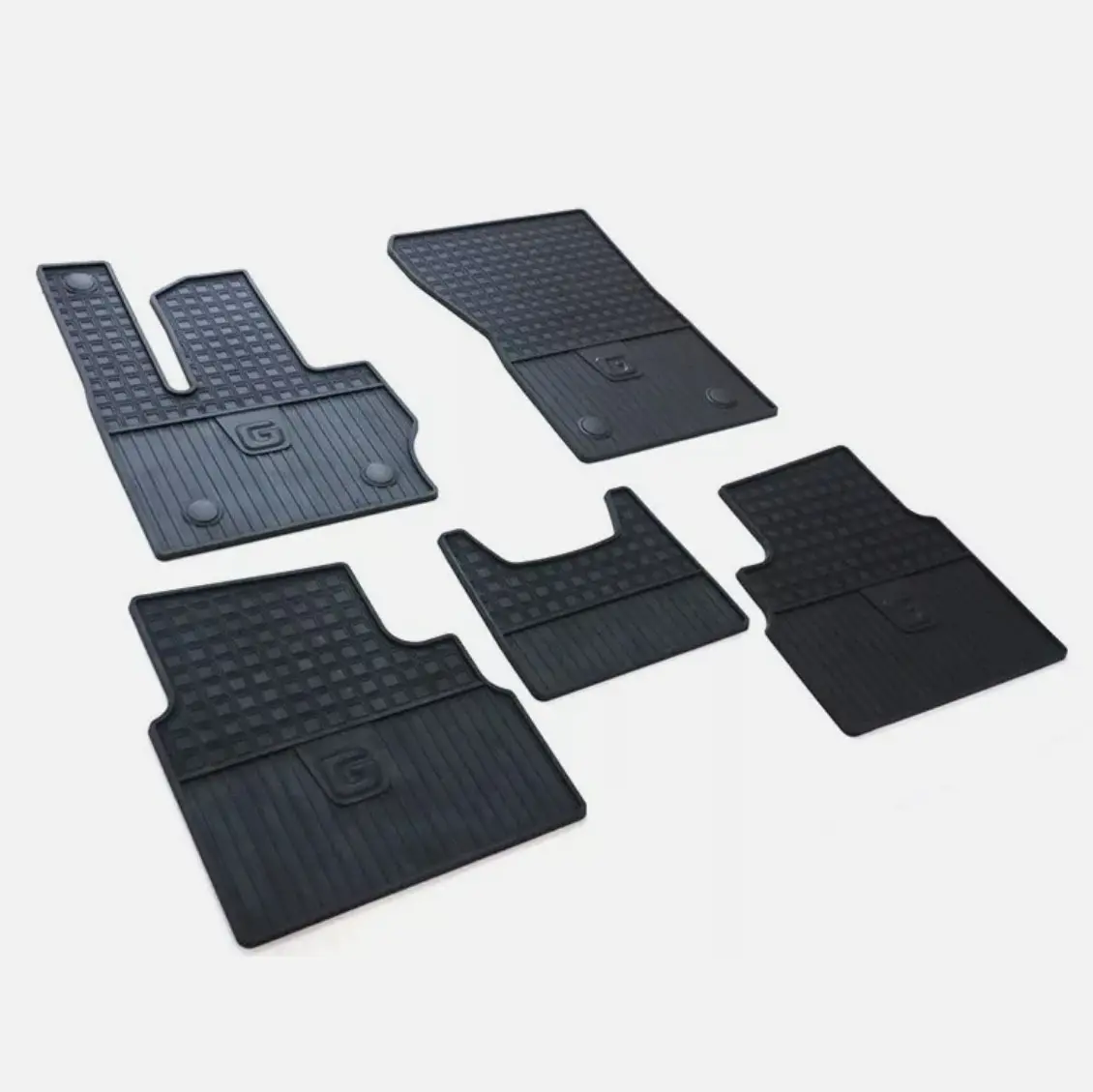 W464 Car Floor Mats Set For Mercedes Benz G class G500 G63 AMG G550 2019~2025 All Weather Waterproof Mats Liners TPE Floor Mats