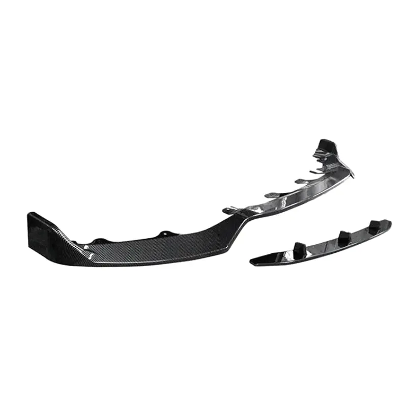 GT-Style For BMW X5 F15 M Sport 2014~2018 Carbon Fiber Front Bumper Lip Splitter Car Front Protection Bumper Spoiler Lip Board