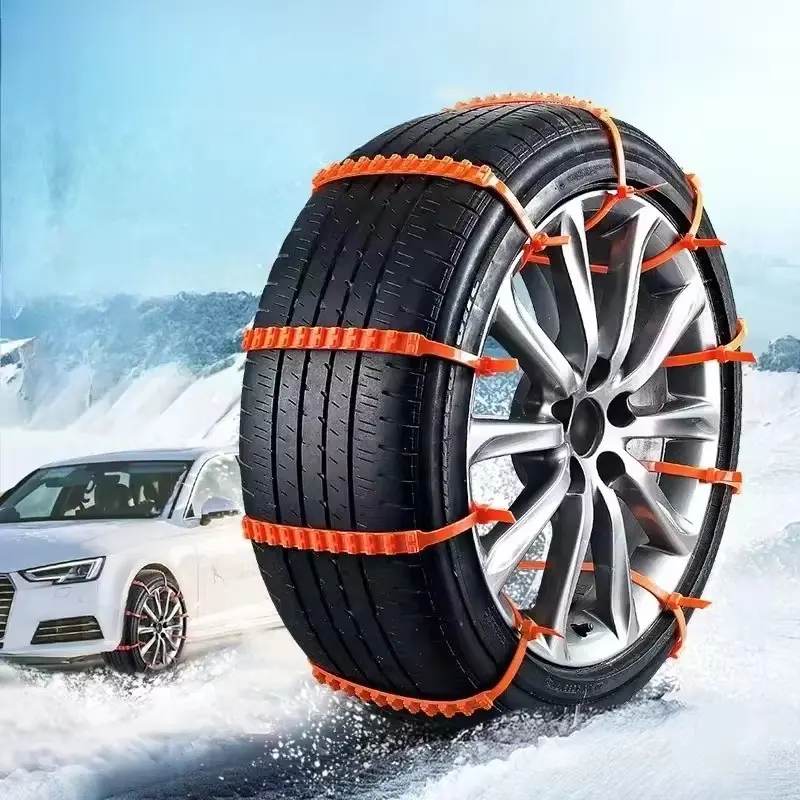 Anti-skid Chains Car Wheel Emergency Tire Chain Easy Assembly Snow Socks Aid Car Wheel Chain for Winter Car Accessories