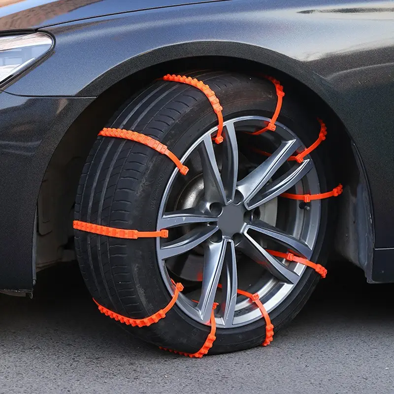 Anti-skid Chains Car Wheel Emergency Tire Chain Easy Assembly Snow Socks Aid Car Wheel Chain for Winter Car Accessories