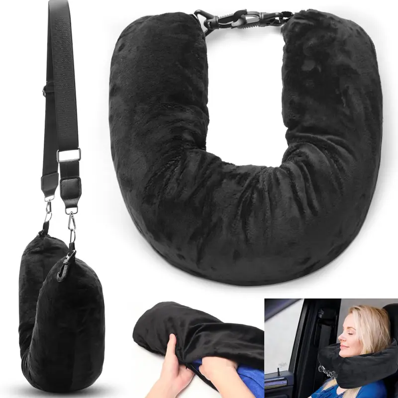 Car Pillow 1pcs Can Store Clothes Outdoor Pillow Comfortable， Portable Travel Storage Bag Pillow Tools