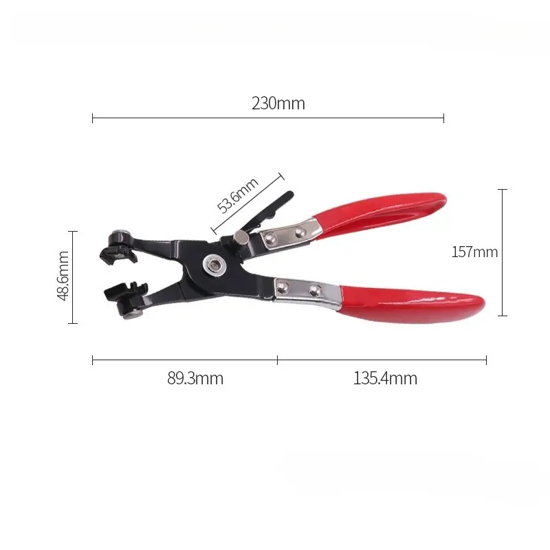 Car Accessories Flexible Wire Long Reach Wire Spring Hose Clamp Pliers Removal Tools for Water Pipe Flat Band Tube Repair Kit